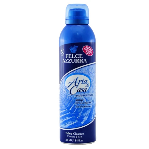 Felce Azzurra Spray Profumante Ambiente Puro Benessere Talco Classico 250 Ml 1 Felce Azzurra Spray Profumante Ambiente Puro Benessere Talco Classico 250 Ml