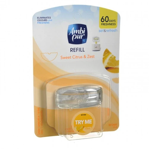 Ambi Pur Deodorante Per Ambienti Ricarica Limone Set & Refresh 1 Ambi Pur Deodorante Per Ambienti Ricarica Limone Set & Refresh