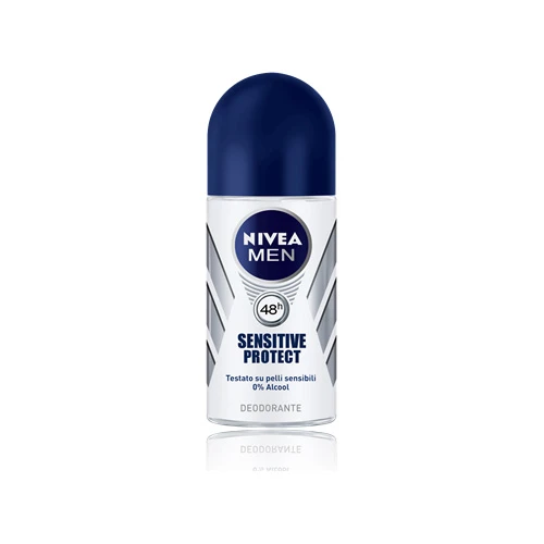 Nivea Deodorante Roll-On For Men Sensitive Protect 50 Ml 1 Nivea Deodorante Roll-On For Men Sensitive Protect 50 Ml