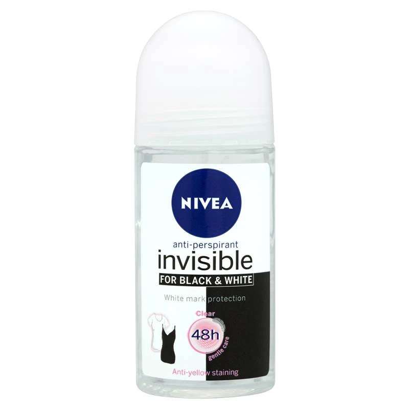 Nivea - Deo RollOn - Black & White 50 Ml 1 Nivea - Deo RollOn - Black & White 50 Ml