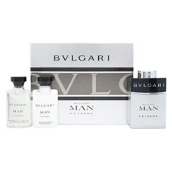 Bulgari Bvlgari Man Extreme Gift Set 60ml EDT Spray + 40ml Aftershave Balm + 40ml Shampoo And Shower Gel