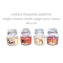 Mercury - Candele In Vasetto In Vetro 15 Cm FRAGRANZE ASSORTITE