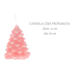 Mercury - Candela In Cera Profumata Rosa 12x16 Cm