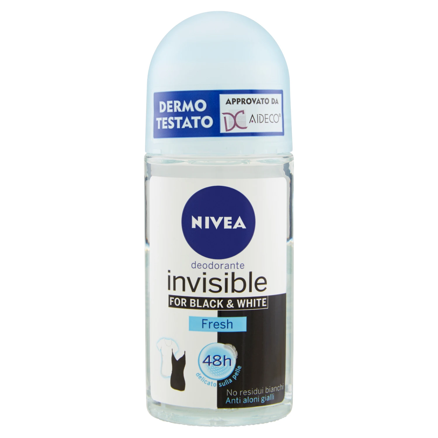 Nivea Invisible For Black & White Fresh Deodorante Roll-on 50 Ml 1 Nivea Invisible For Black & White Fresh Deodorante Roll-on 50 Ml
