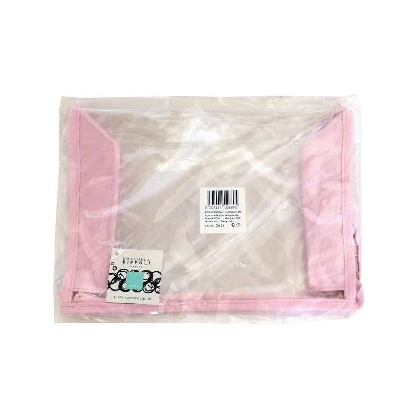 Emanuela Biffoli Pochette Trasparente Busta Portacosmetici 1 Emanuela Biffoli Pochette Trasparente Busta Portacosmetici