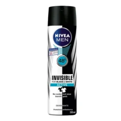 Nivea Men Invisible For Black White Active Deodorante Spray 150 Ml