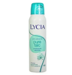 Lycia Pure Talc Deodorante Spray Anti Odorante Protezione Asciutta 150 Ml