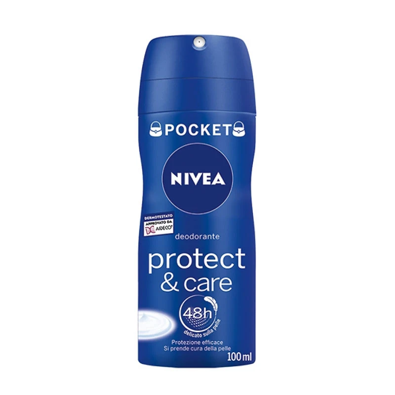 Nivea Linea Deodoranti Protect & Care Spray 100 Ml 1 Nivea Linea Deodoranti Protect & Care Spray 100 Ml