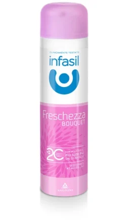 INFASIL Deodorante Freschezza Bouquet Spray DONNA 150ML ANTIODORE ANTISUDORE 24H
