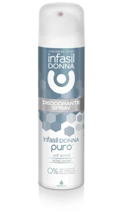INFASIL Deodorante Donna Puro Spray 150ML ANTIODORE ANTISUDORE 24H