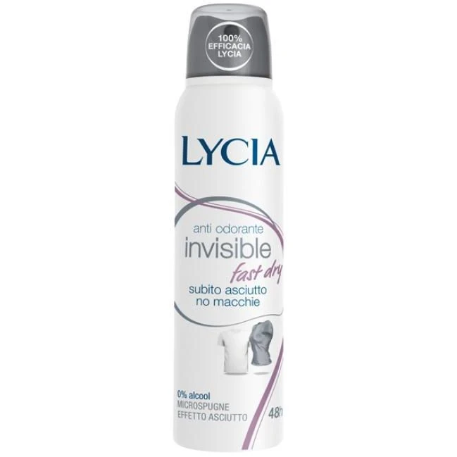 Lycia Antiodorante Invisible Spray 150ml 1 Lycia Antiodorante Invisible Spray 150ml